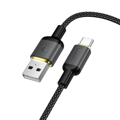 Кабель HOCO Type-C Benefit charging data cable X128 |1m, 36W| black