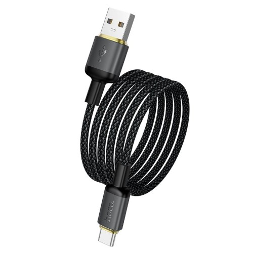 Кабель HOCO Type-C Benefit charging data cable X128 |1m, 36W| black