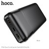 УМБ HOCO Easy travel power bank J72A 20000mAh |2USB/1Type-C, 2A| black