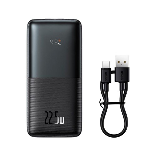 УМБ BASEUS Bipow Pro Digital Display Fast Charge Power Bank 10000mAh |2USB/Type-C, QC/PD, 22.5W/3A| (PPBD040002) white
