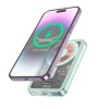 УМБ HOCO Ice Crystal magnetic fast charging power bank Q14 5000mAh |Type-C, QC/PD, 20W/3A| blue