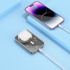 УМБ HOCO Ice Crystal magnetic fast charging power bank Q14 5000mAh |Type-C, QC/PD, 20W/3A| blue