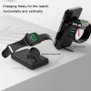 УМБ 2in1 Foldable Magnetic Wireless Charger with 5000mAh power bank D8 |Phone, Apple Watch| black