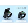 УМБ 2in1 Foldable Magnetic Wireless Charger with 5000mAh power bank D8 |Phone, Apple Watch| black