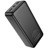 УМБ HOCO Sirui fully compatible power bank J136B 30000mAh |2USB/1Type-C/Lightning, 22.5W/3A, PD/QC| black