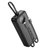 УМБ HOCO Sabio fully compatible power bank with 3 cables J132A 20000mAh |1USB/1Type-C, 22.5W/3A, PD/QC| black