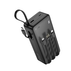 УМБ HOCO Night tide power bank with 4 cables J146B 30000mAh |1USB/1Type-C, 2A| black