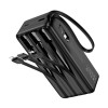 УМБ HOCO Night tide power bank with 4 cables J146B 30000mAh |1USB/1Type-C, 2A| black