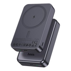 УМБ HOCO Original PD magnetic power bank 10000mAh J160A |1Type-C/1Lightning, 20W/3A, PD/QC| grey