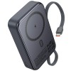 УМБ HOCO Origen dual PD magnetic power bank with cable dark 20000mAh Q44A |2Type-C, 45W/3A, PD/QC| grey