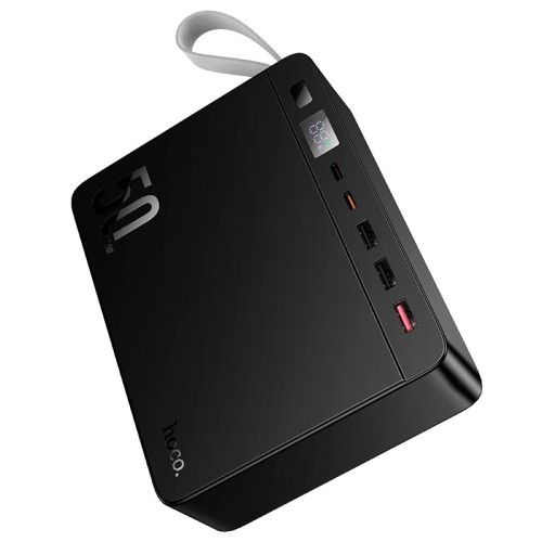 УМБ HOCO Carretera power bank PD J166 50000mAh |3USB/2Type-C, 22.5W/3A, PD/QC| black