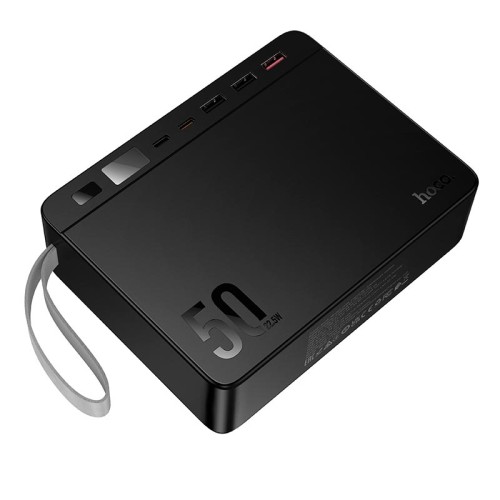 УМБ HOCO Carretera power bank PD J166 50000mAh |3USB/2Type-C, 22.5W/3A, PD/QC| black