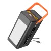 УМБ HOCO Action fully compatible power bank DB49 100000mAh |4USB/Type-C/Lightning, 22.5W/3A, PD/QC| black