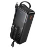 УМБ HOCO Founder PD fully compatible power bank with four cables J156B 30000mAh |1USB/1Type-C, 22.5W/3A, PD/QC| black