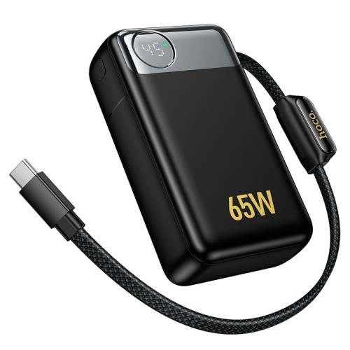 УМБ HOCO Skillful PD65W power bank Q53 12000mAh |1USB/1Type-C, 65W/3A, PD/QC| black