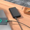 УМБ HOCO High-ranking power bank J100 10000mAh |2USB/1Type-C, 2.1A| black