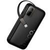 УМБ HOCO Key PD power bank with telescopic cable Q51 10000mAh |1Type-C, 20W/3A, PD/QC| black