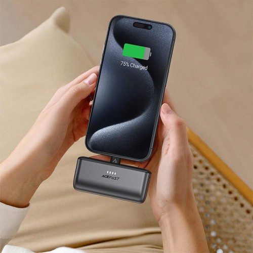 УМБ ACEFAST PD capsule power bank M9 5000mAh |1Type-C, 20W/3A, PD/QC| black