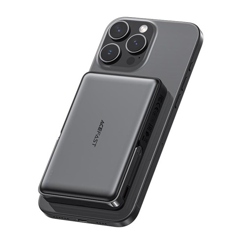 УМБ ACEFAST PD magnetic fast charging power bank with built-in stand M17 10000 mAh |1Type-C, 22.5W/3A, PD/QC| black