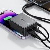УМБ Acefast fast charging power bank with cable M28 10000mAh |1USB/2Type-C, 22.5W/3A, PD/QC| black