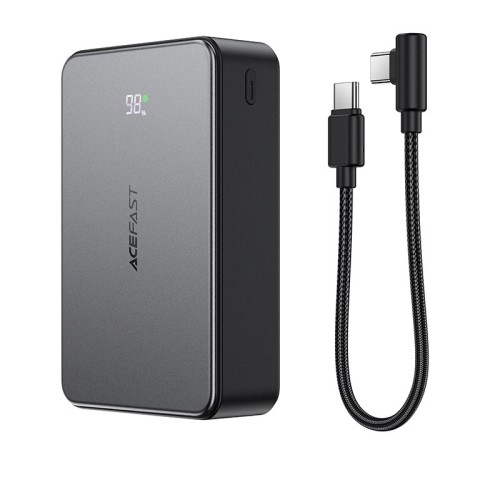 УМБ Acefast fast charging power bank with cable M29 20000mAh |1USB/2Type-C, 22.5W/3A, PD/QC| black