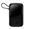 УМБ BASEUS Qpow Pro Digital Display Fast Charge Power Bank (With Lightning Cable) 10000mAh |USB/Type-C/Lightning, 20W/5A, PD/QC| black