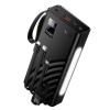 УМБ HOCO Shine PD+light 4-cable power bank J155 20000mAh |2USB/1Type-C, 22.5W/3A, PD/QC| black