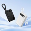 УМБ HOCO Edge PD fully compatible power bank with two cables J171A 20000mAh |1USB/1Type-C, 22.5W/3A, PD/QC| black