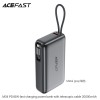 УМБ ACEFAST PD fast charging power bank with telescopic cable M34 20000mAh |1Type-C, 35W/3A, PD/QC| grey