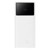 УМБ Baseus Star-Lord Digital Display Fast Charge Power Bank 30000mAh |2USB/1Type-C, 22.5W/3A, PD/QC| white