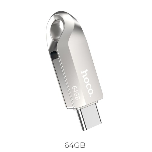 Флешка HOCO USB3. 0 Type-C OTG Flash Disk Smart drive UD8 64GB silver