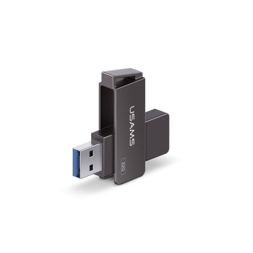 Флешка USAMS USB3.0 Rotatable High Speed Flash Drive 64GB US-ZB196 black