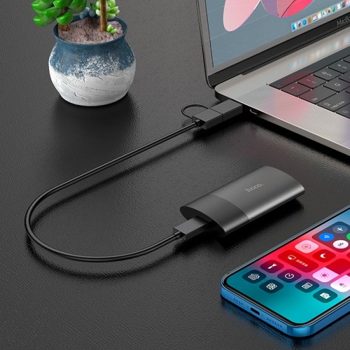 Зовнішній накопичувач HOCO PSSD Mobile SSD UD12 |1TB| black