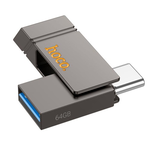 HOCO Clever USB3.2 Type-C mini flash drive (64GB) UD14 |exFAT| grey