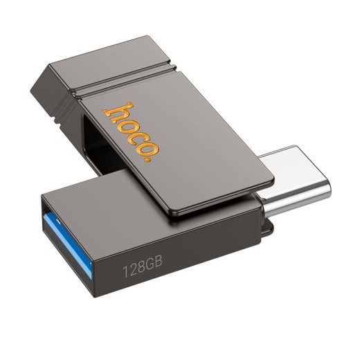 HOCO Clever USB3.2 Type-C mini flash drive (128GB) UD14 |exFAT| grey