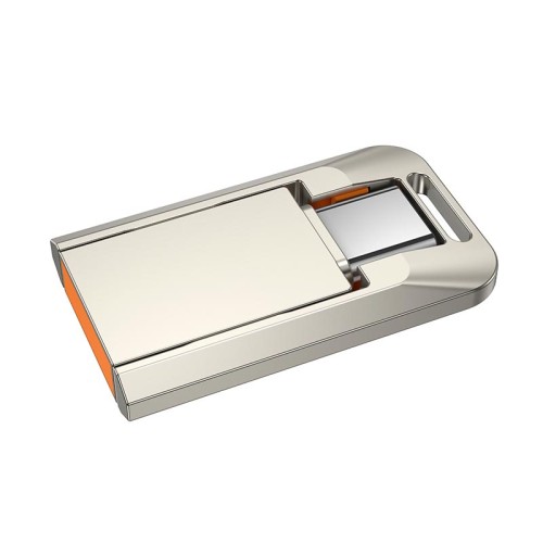 HOCO Smart USB3.0 Type-C rotating USB flash drive (64GB) UD17 |exFAT| silver