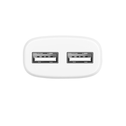 Адаптер мережевий Hoco C12 |2USB, 2.4А| black