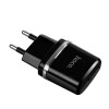 Адаптер мережевий Hoco C12 |2USB, 2.4А| white