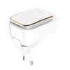 Адаптер мережевий Ldnio Micro USB Cable Touch Light A2205 |2USB, 2.4A| white