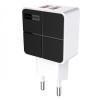Адаптер мережевий  AWEI C-500 |2USB, 2.4A| black