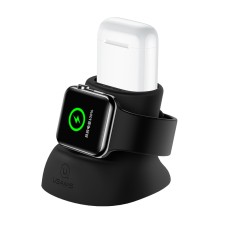 Підставка для зарядки USAMS 2in1 Silicon Charging Holder For Apple Watch And AirPods US-ZJ051 black