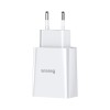 Адаптер мережевий BASEUS Speed Mini Dual U Charger |2USB, 2A, 10.5W| (CCFS-R02) white