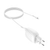 Адаптер мережевий HOCO Lightning Cable Max energy C78A |2USB, 2.4A| white