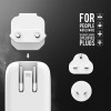 Адаптер мережевий Ldnio Type-C USB Cable Touch Light A2205 |2USB, 2.4A| white