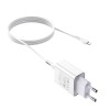 Адаптер мережевий HOCO Lightning cable Asombroso C81A |1USB, 2.1A| white