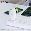 Адаптер мережевий HOCO Type-C cable Real power C82A |2USB, 2.4A| black