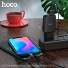 Адаптер мережевий HOCO Type-C cable Real power C82A |2USB, 2.4A| white
