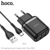 Адаптер мережевий HOCO Type-C cable Aspiring dual port charger set N4 |2USB, 2.4A| (Safety Certified) white