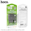 Адаптер мережевий HOCO Type-C cable Glorious single port charger set C72Q |1USB, QC3.0/FCP/AFC, 3A, 18W| black