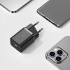 Адаптер мережевий BASEUS Super Si Quick Charger |Type-C, QC/PD, 3A,  20W| (CCSUP-B03) black